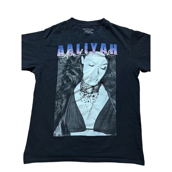 Aaliyah graphic tee shirt women’s sz M - Picture 5 of 6